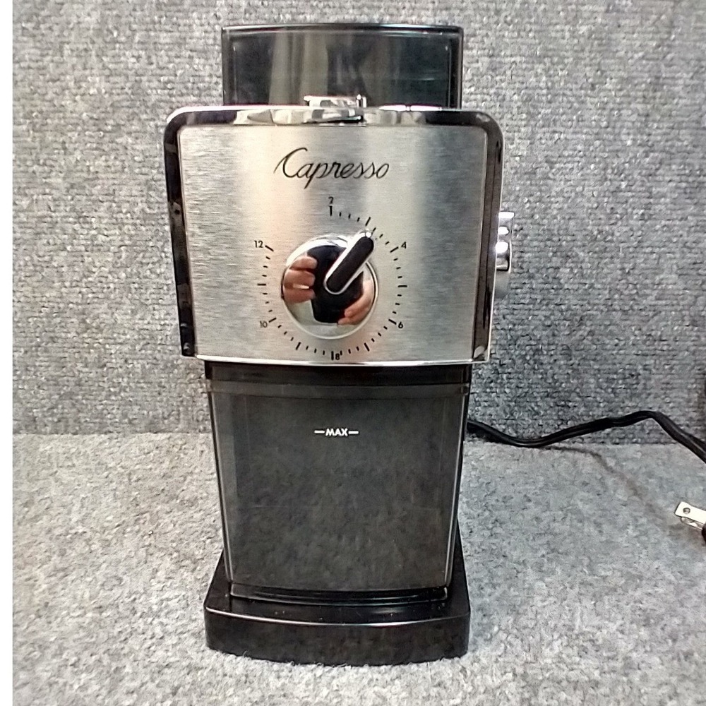 Jura Capresso Coffee Burr Grinder 591 Espresso Coffee Bean Grinder-tested works